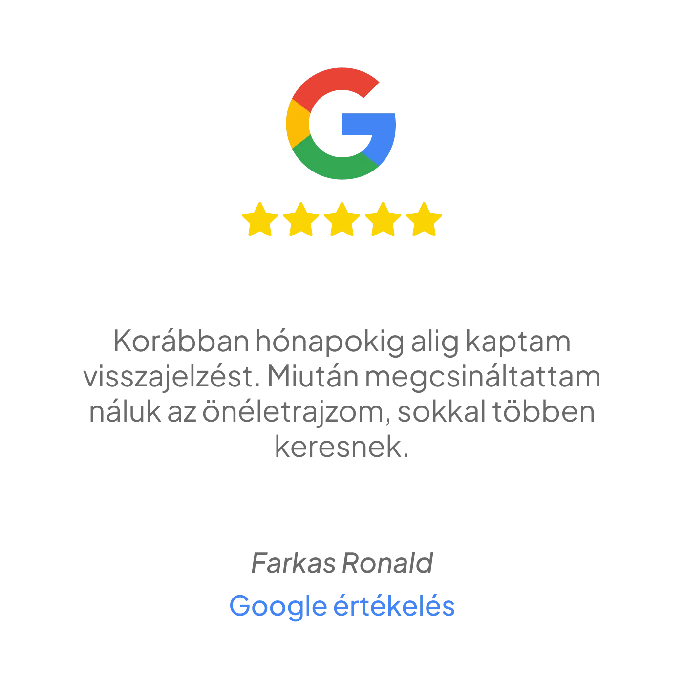 ATS-barát önéletrajz dokumentum