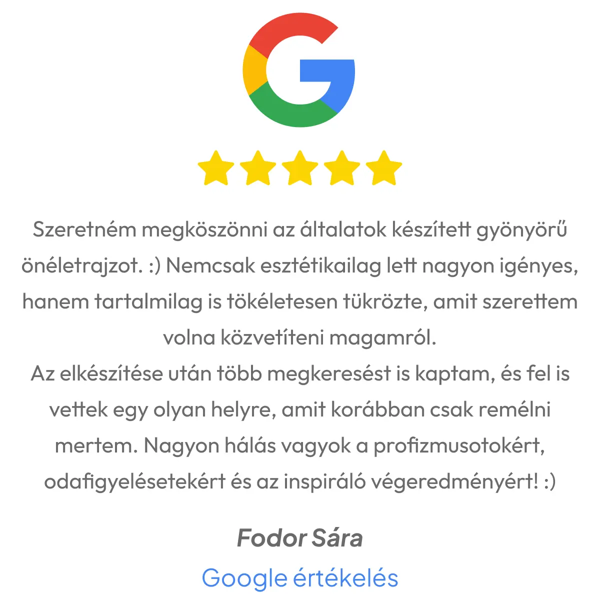 ATS-barát önéletrajz dokumentum