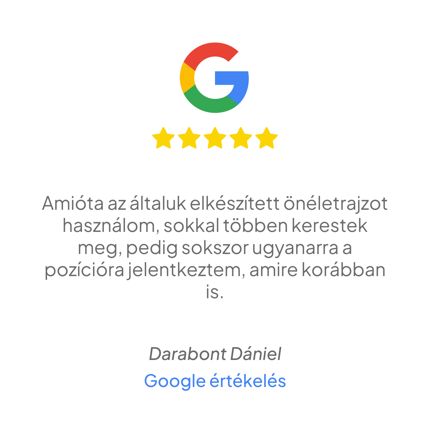 ATS-barát önéletrajz dokumentum